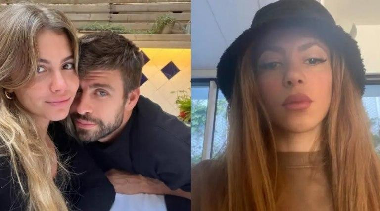 Gerard Piqué y Clara Chía Martín, enfrentados con Shakira. Foto: NA.