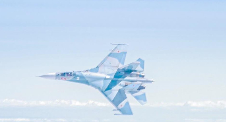 Aviones militares rusos interceptados por la OTAN. Foto: Reuters.