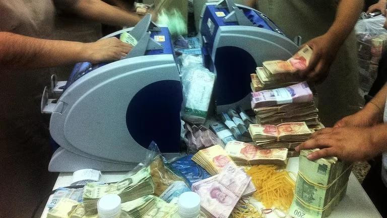 Lavado de dinero del narcotráfico. Foto: archivo Reuters