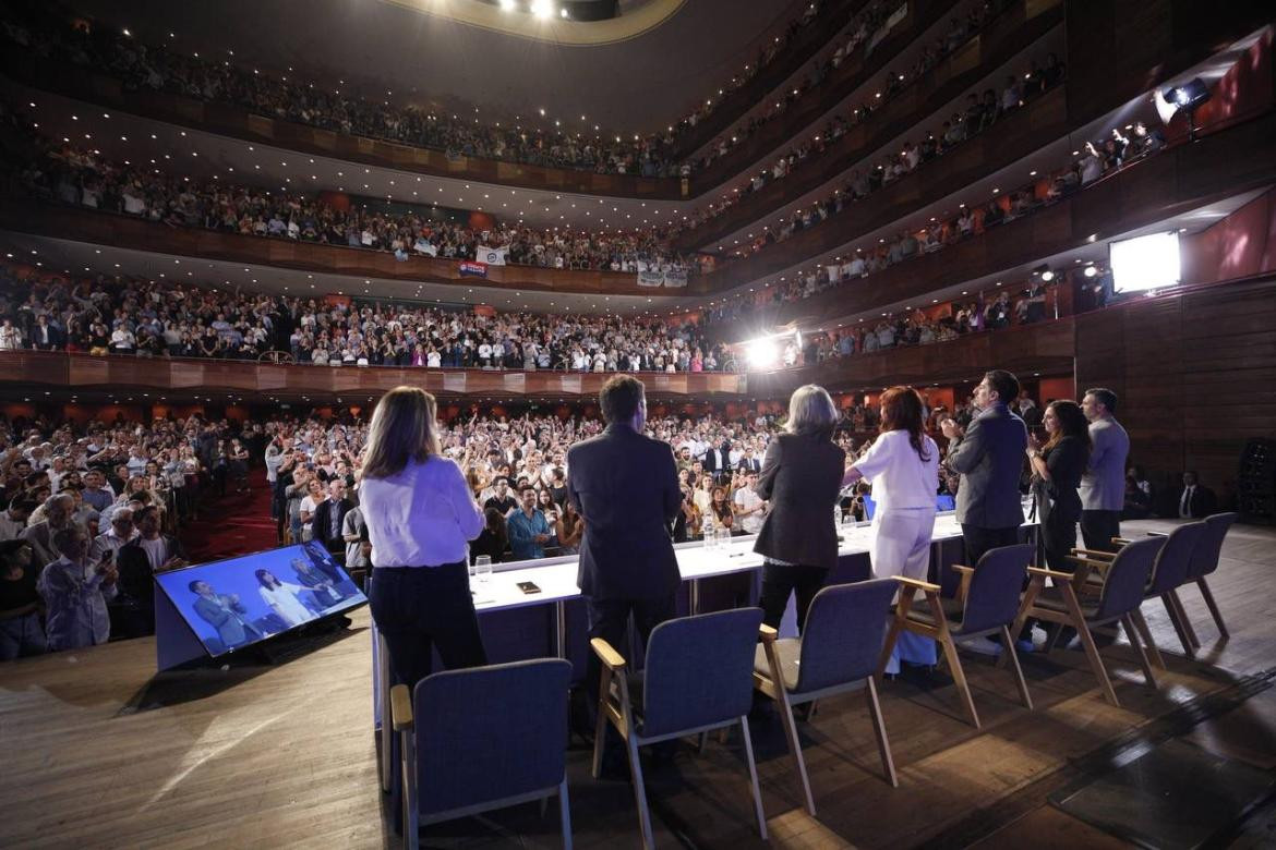 Cristina Kirchner en La Plata. Foto: NA