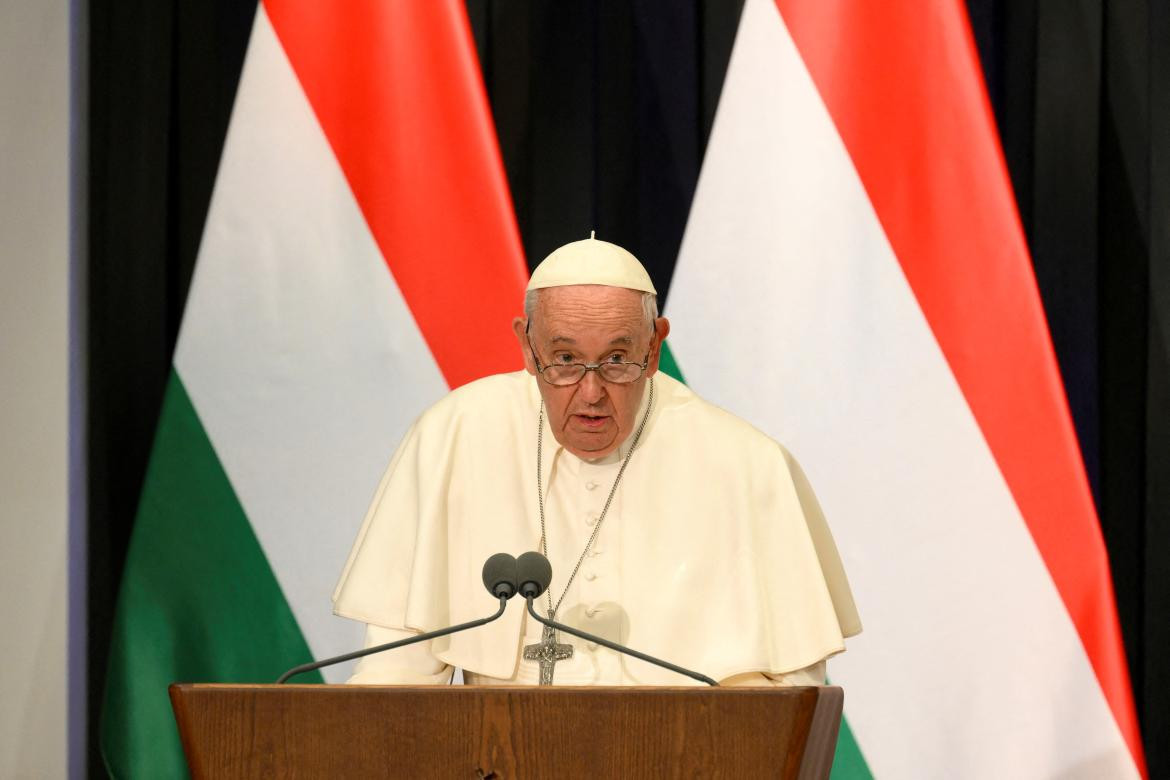 El papa Francisco, en su visita a Hungría. Foto: Reuters.