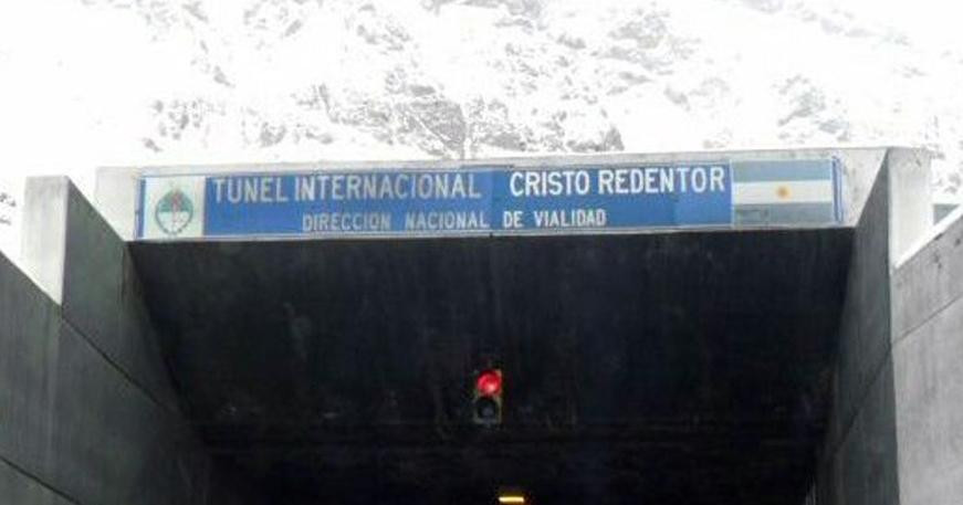Paso Cristo Redentor. Foto: Télam