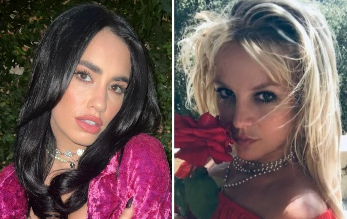 Lali Espósito y Britney Spears. Foto: Instagrams.