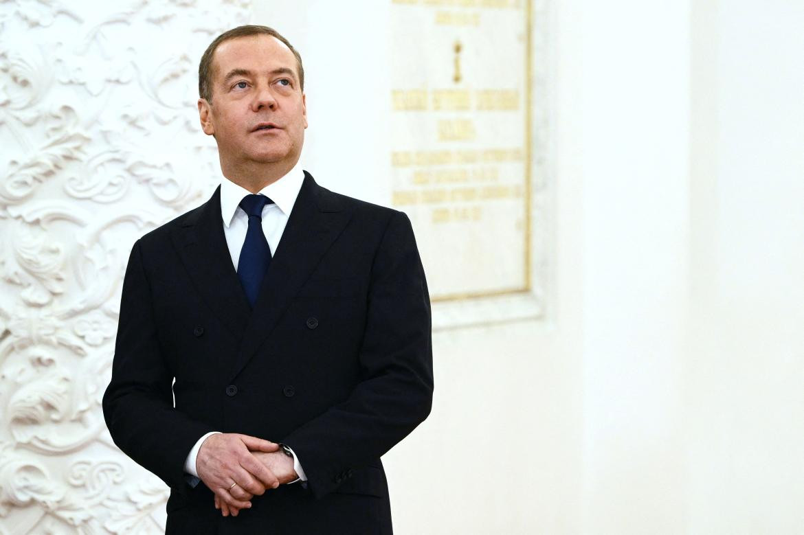 El vicepresidente del Consejo de Seguridad ruso, Dimitri Medvedev. Foto: Reuters.