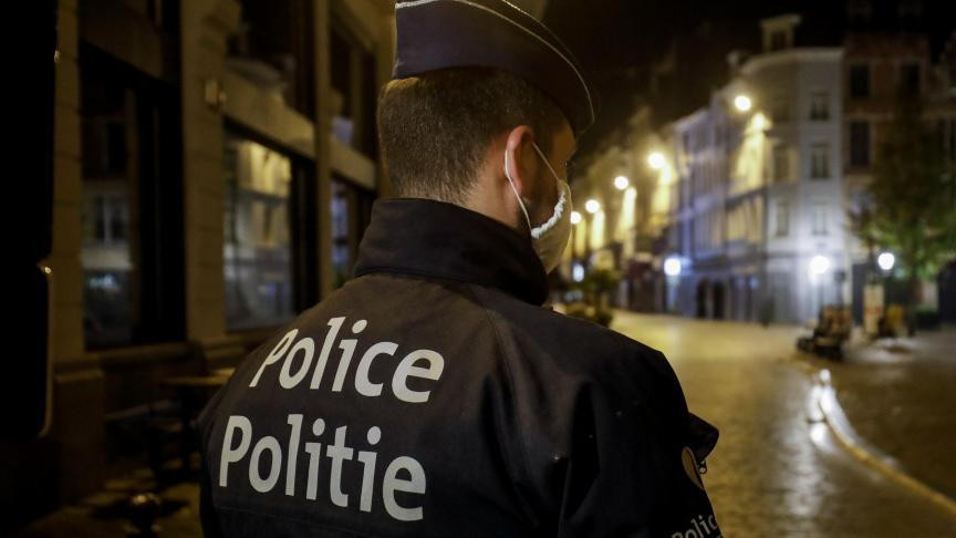 Policía belga. Foto Le Soir.