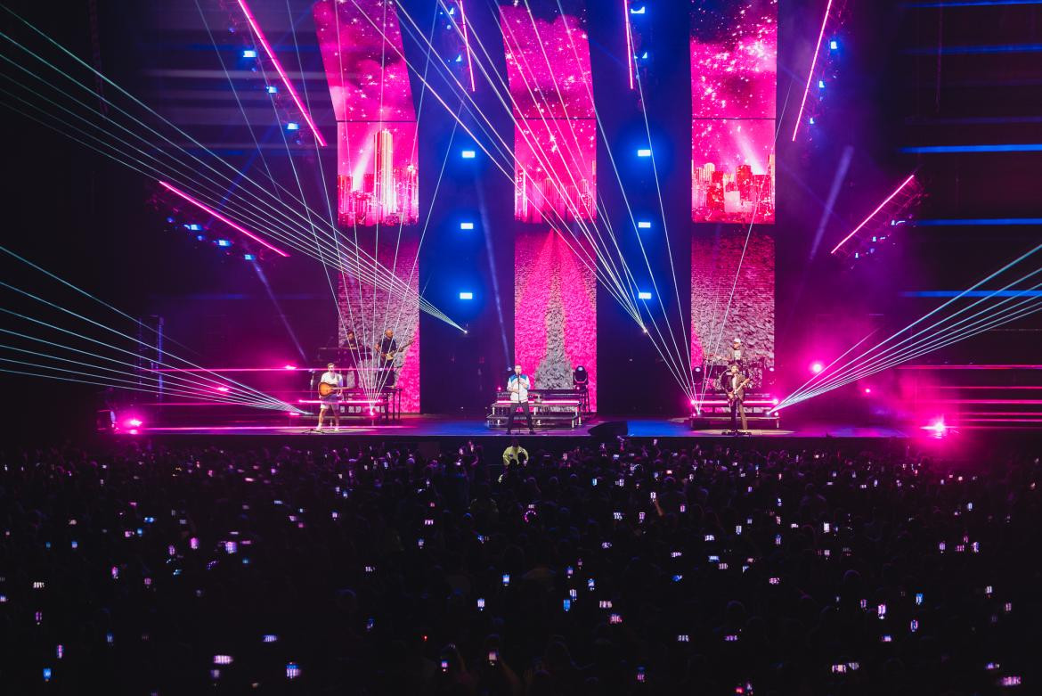 Reik en el estadio Arena. Foto: prensa Cuino.