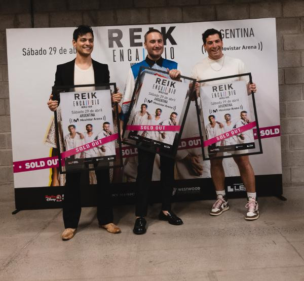 Reik en el estadio Arena. Foto: prensa Cuino.