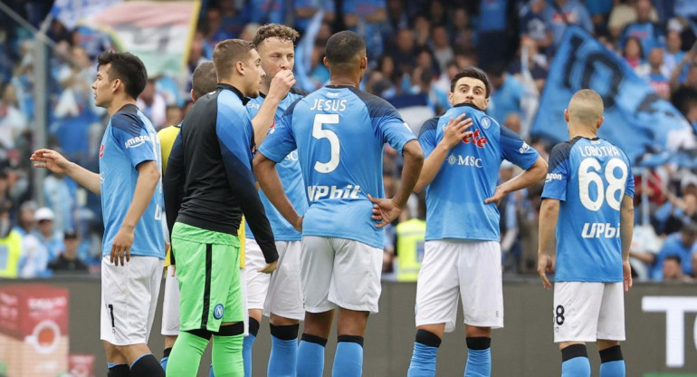 Napoli vs. Salernitana. Foto: Reuters.