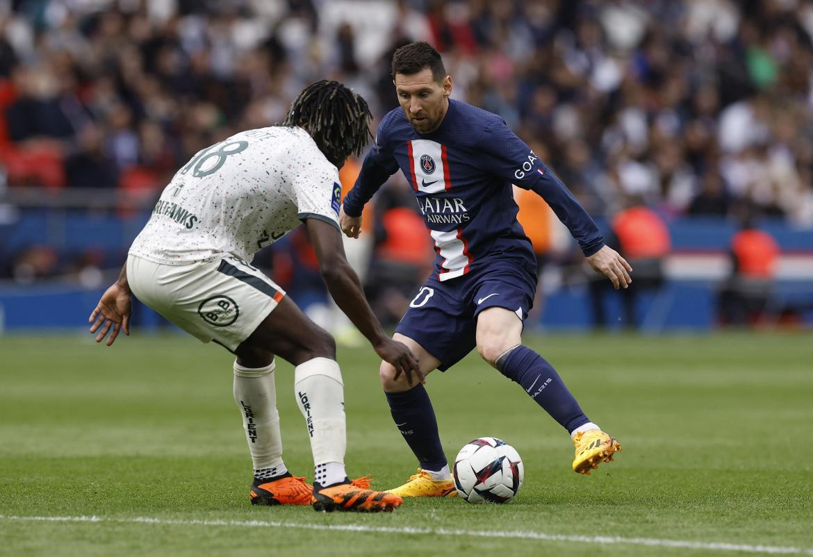 Lionel Messi; PSG vs. Lorient. Foto: Reuters.