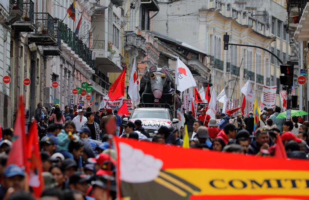 Día del trabajador en Ecuador. Foto Reuters.