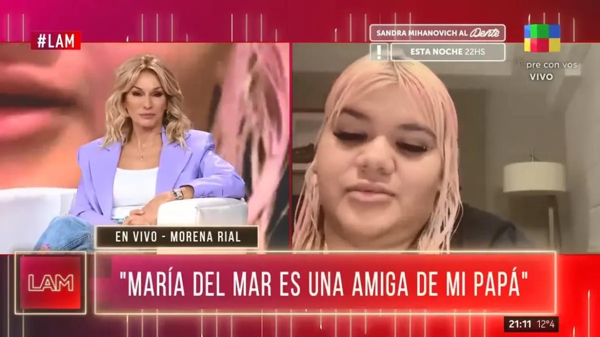 La opinión de More Rial. Foto: captura América TV.