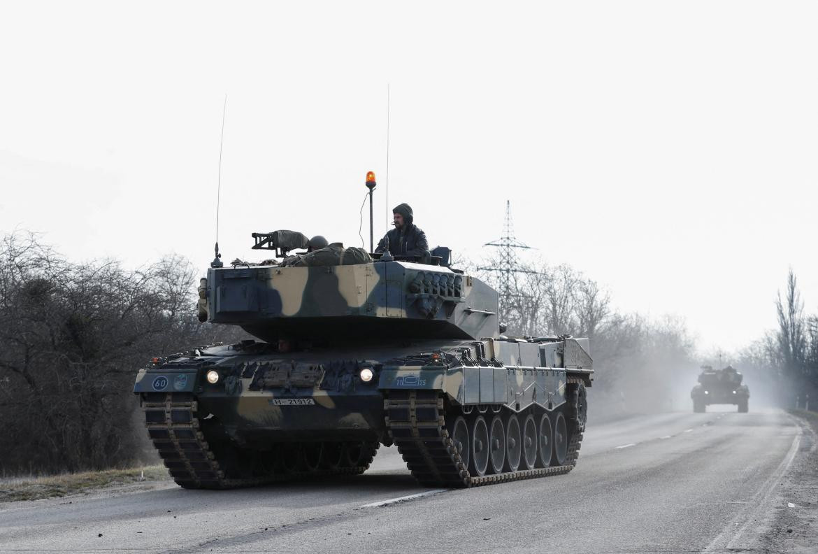 Guerra entre Rusia y Ucrania, tanques ucranianos, Reuters