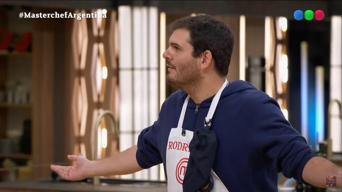 Rodrigo Salcedo, participante de Masterchef. Foto captura Masterchef Argentina.