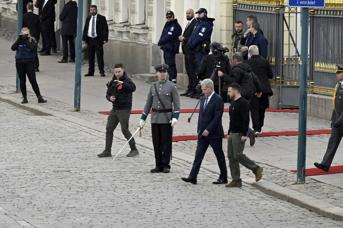 Volodimir Zelenski en Finlandia, Reuters