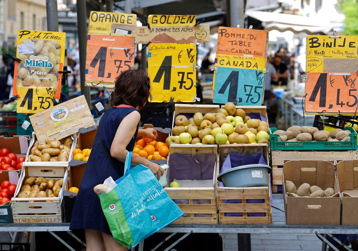 Inflación europea, economía internacional. Foto: Reuters