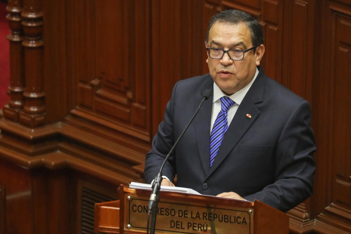 Alberto Otárola, jefe de Gabinete de Perú. Foto: REUTERS.