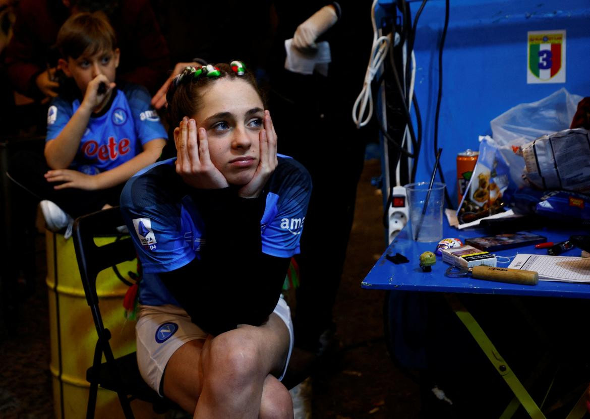 Hinchas del Napoli, Serie A. Foto: Reuters