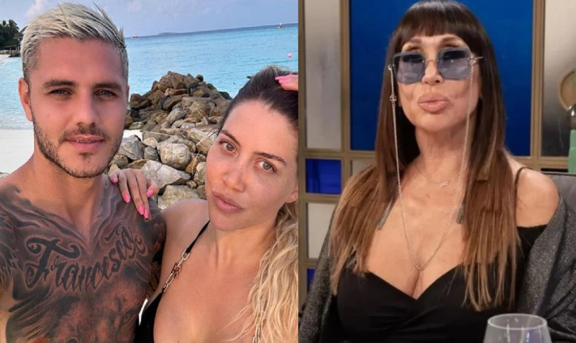 Mauro Icardi, Wanda Nara y Moria Casán