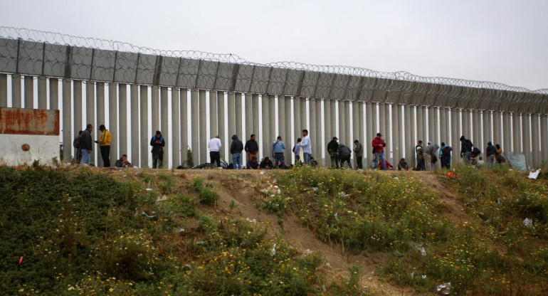 Frontera de Estados Unidos con México. Foto: Reuters.