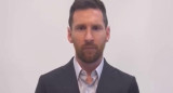 Pedido de disculpas de Lionel Messi tras la sancion del PSG. Foto: Captura de video.