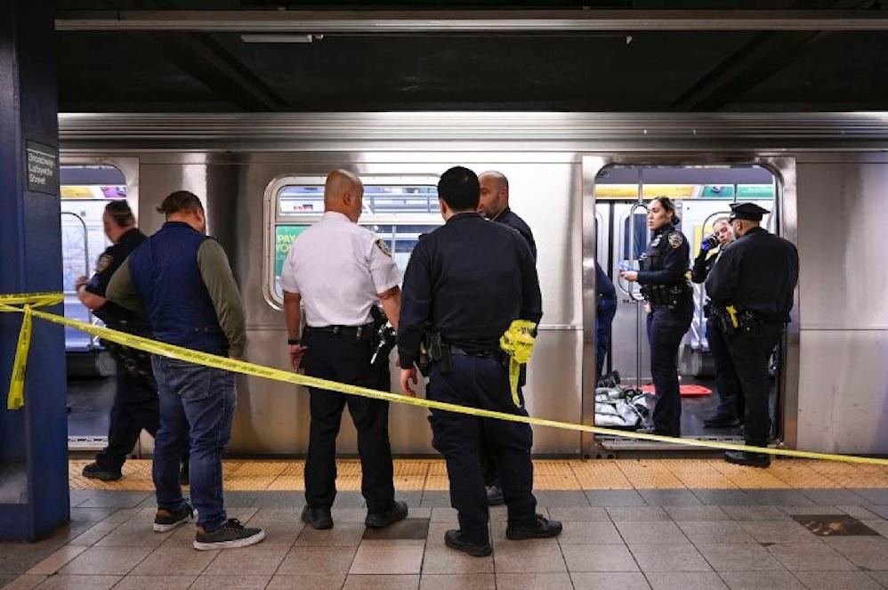 El metro de Nueva York tras el asesinato de Jordan Neely. Foto: AP.