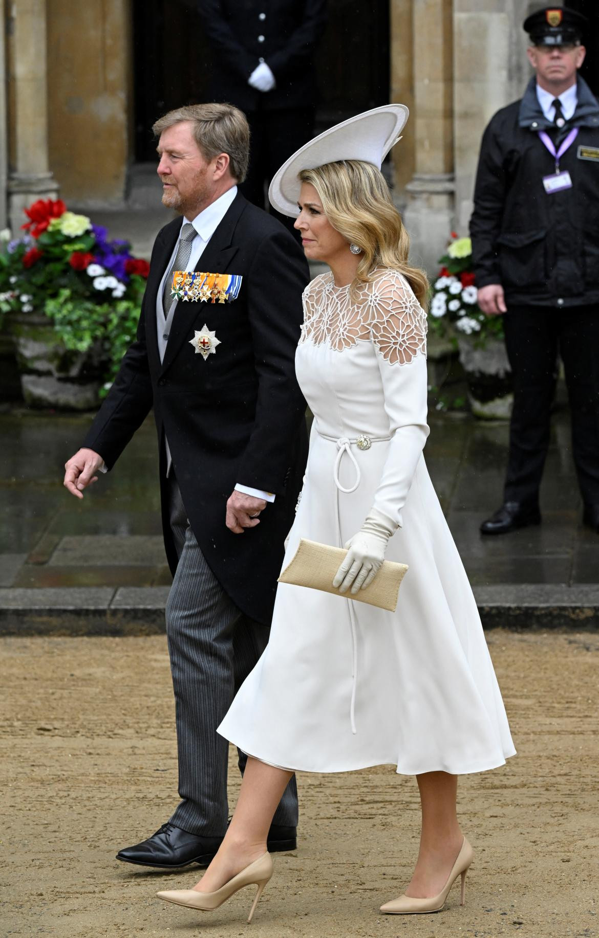 Máxima Zorreguieta junto a su esposo, el rey de Países Bajos. Foto:  Reuters.