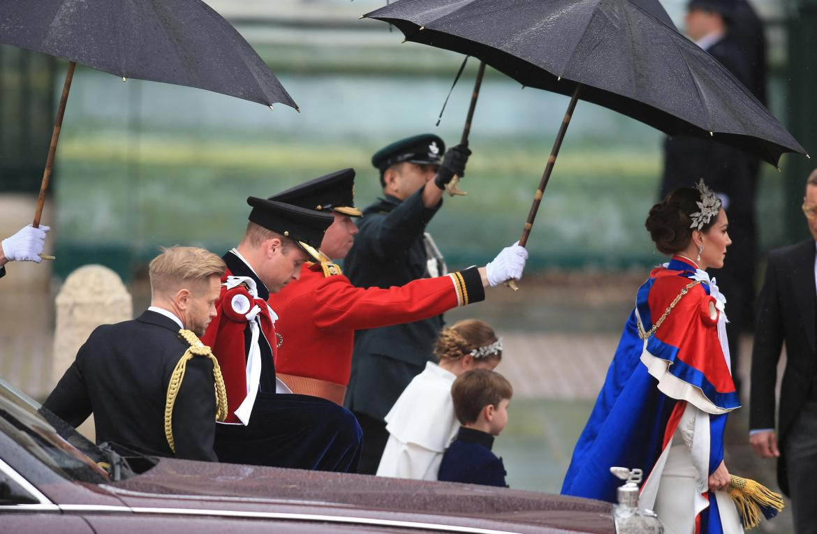 La princesa Kate junto a su familia. Foto: Reuters.
