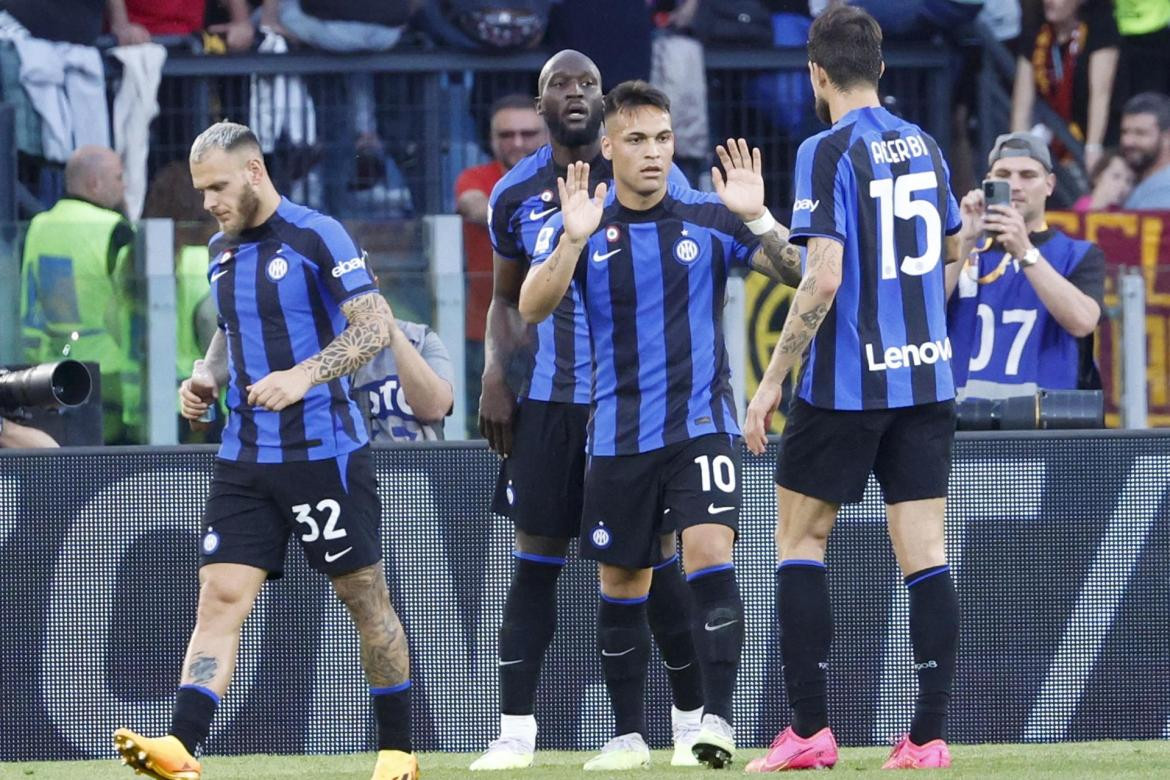 Inter vs Roma, Serie A. Foto: EFE