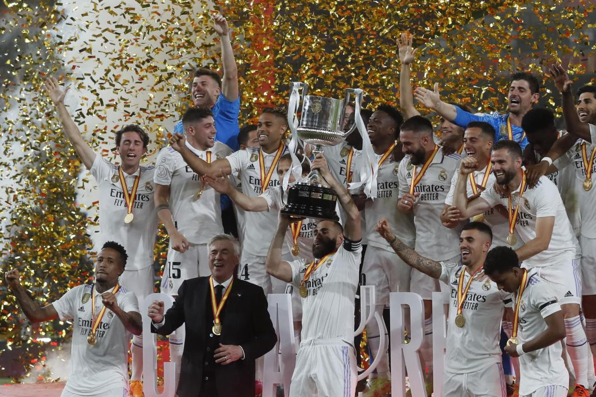 Real Madrid campeón de la Copa del Rey. Foto: EFE