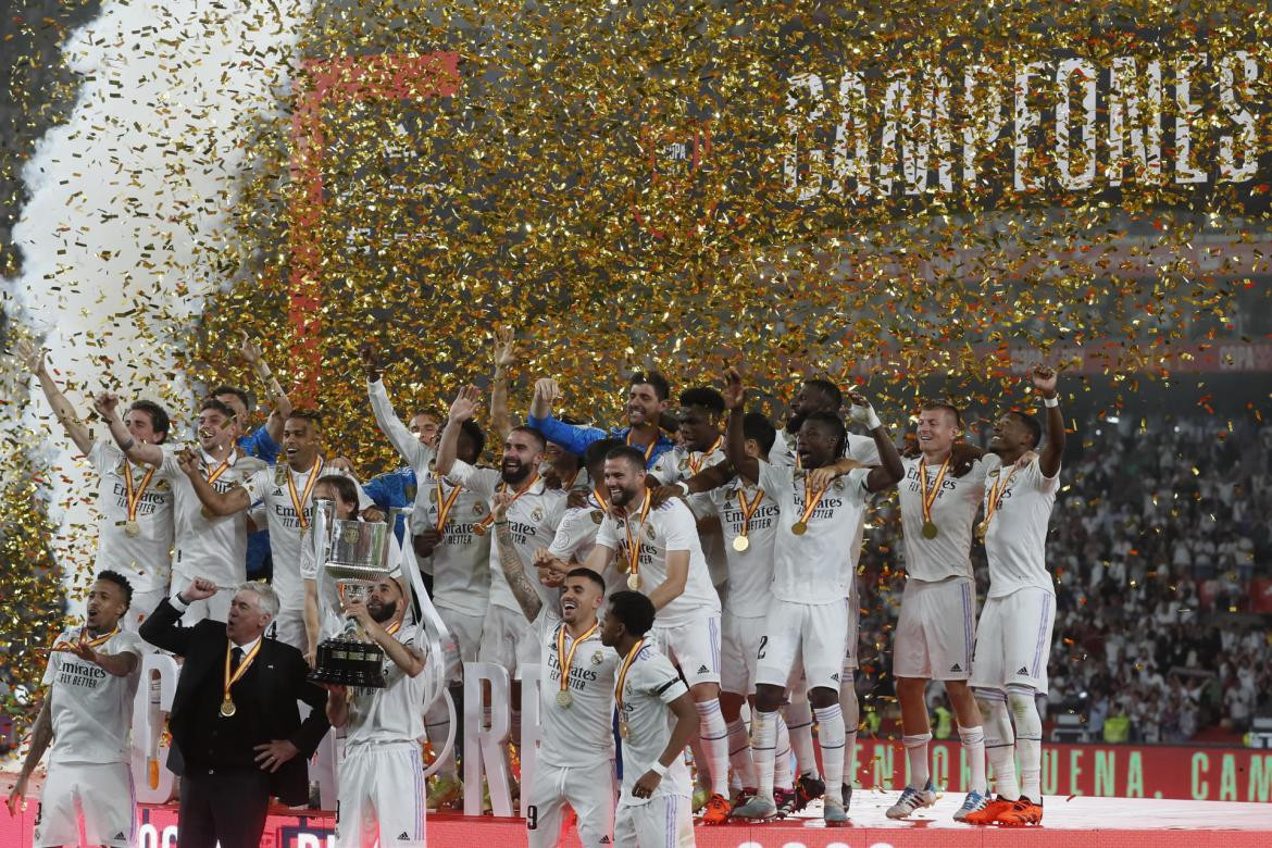 Real Madrid campeón de la Copa del Rey. Foto: EFE
