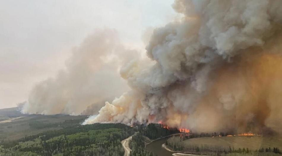 Incendios en Canadá. Foto: Reuters