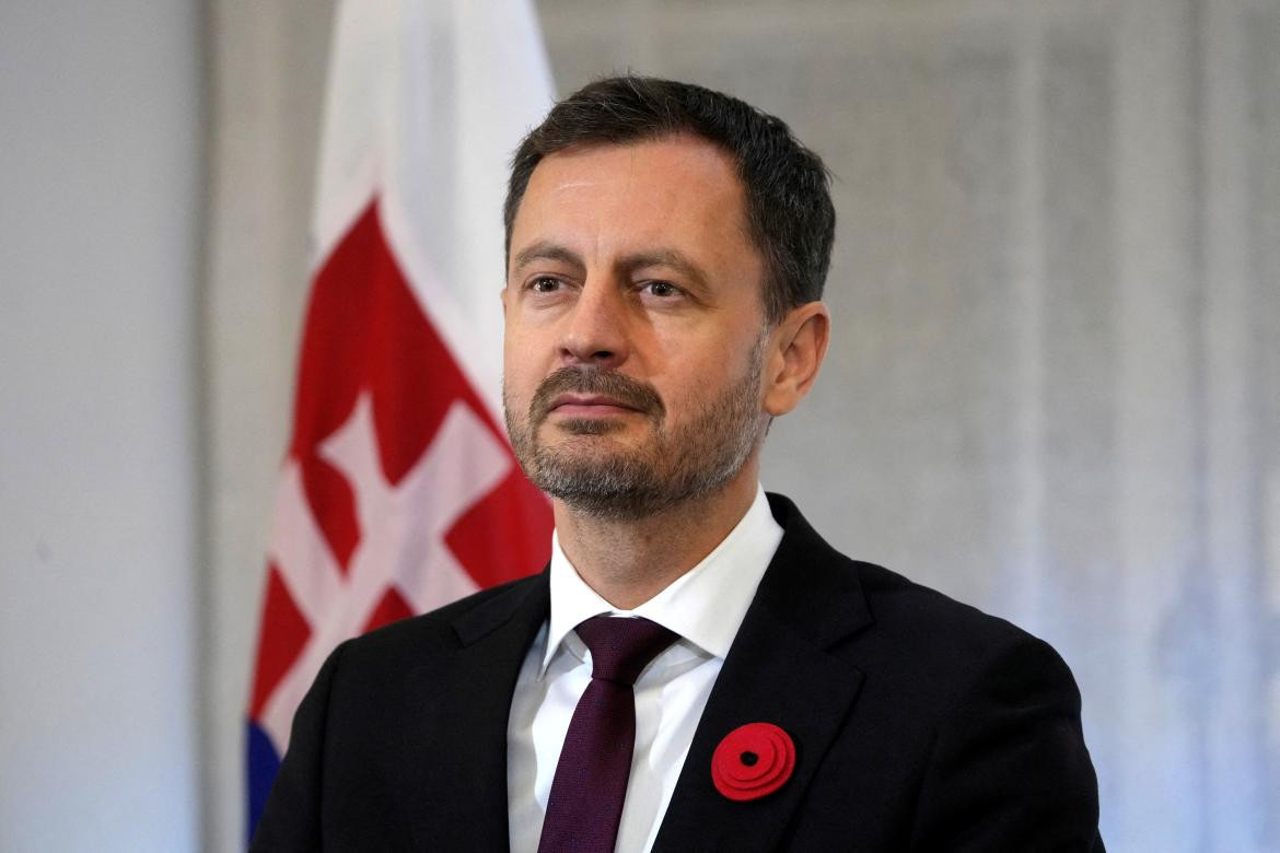 El primer ministro de Eslovaquia, el conservador Eduard Heger, REUTERS