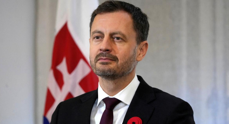 El primer ministro de Eslovaquia, el conservador Eduard Heger, REUTERS
