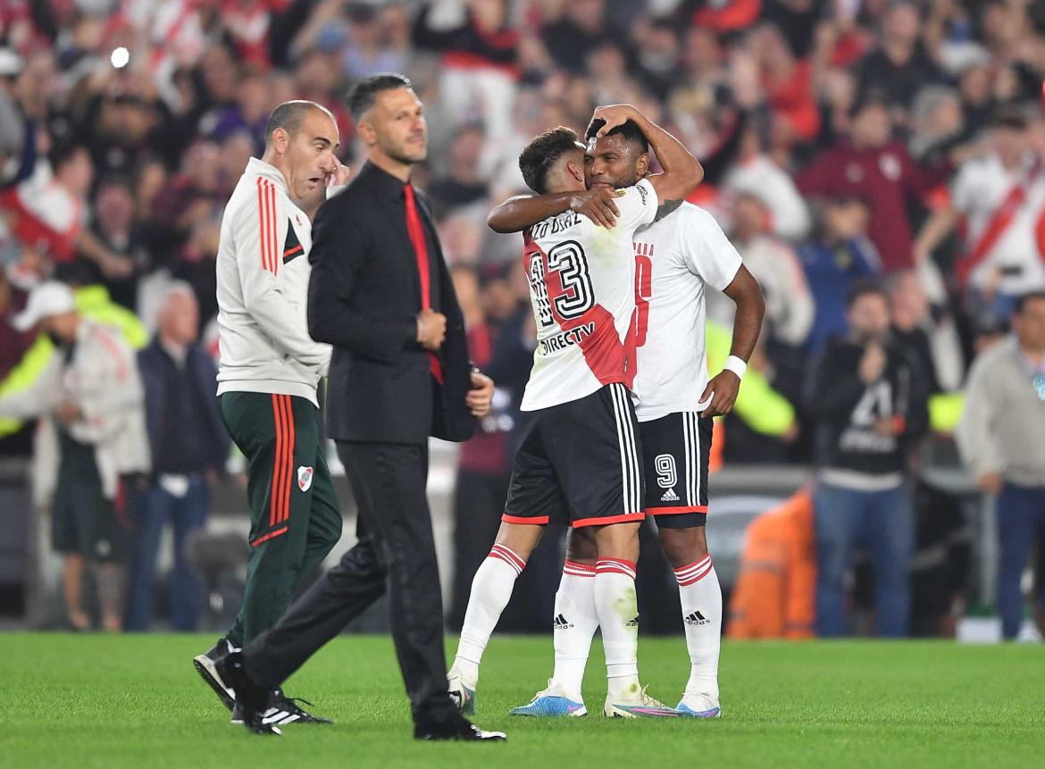 Miguel Borja; River Plate vs. Boca Juniors; Superclásico 1. Foto: Télam.