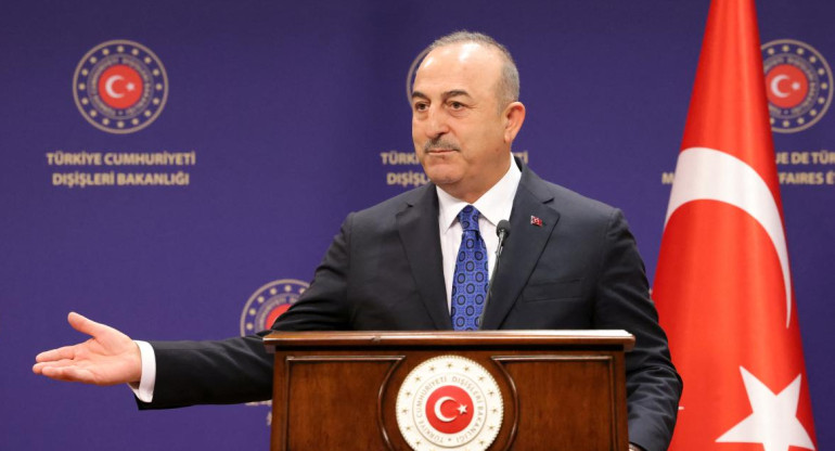 Mevlut Cavusoglu, ministro de Exteriores turco. Foto: Reuters.