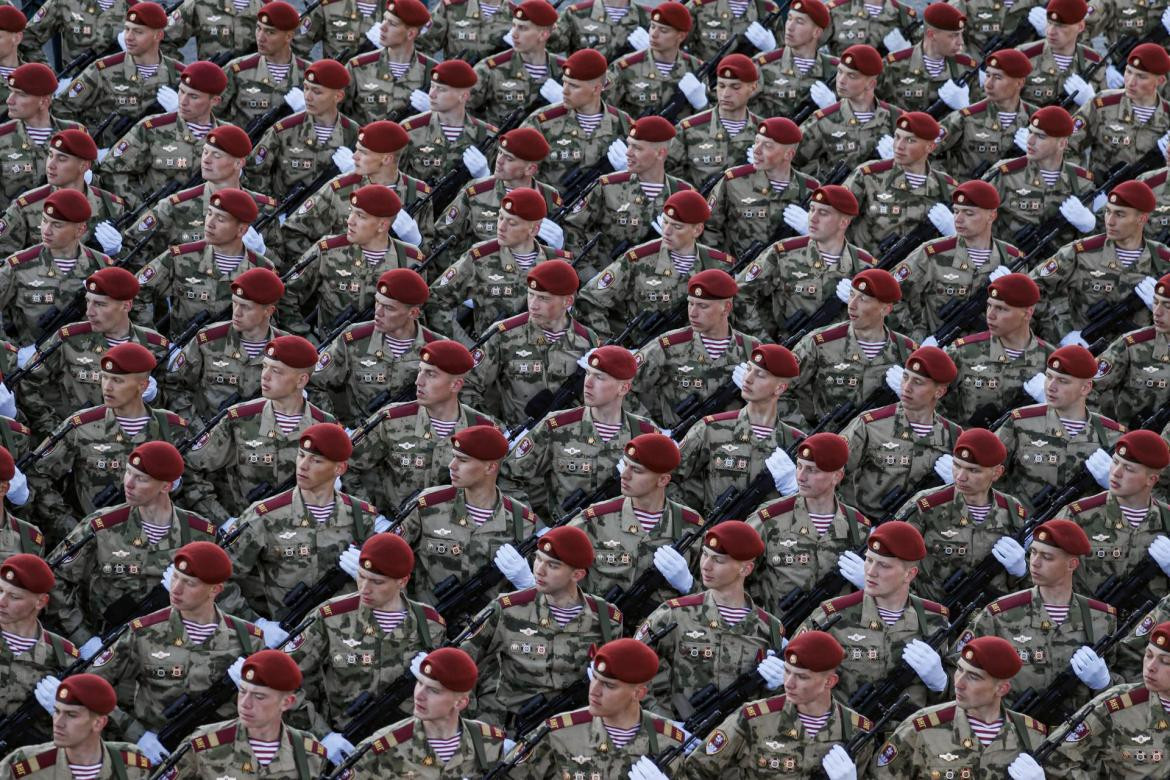 Preparativos día de la victoria, Rusia. Foto: EFE.