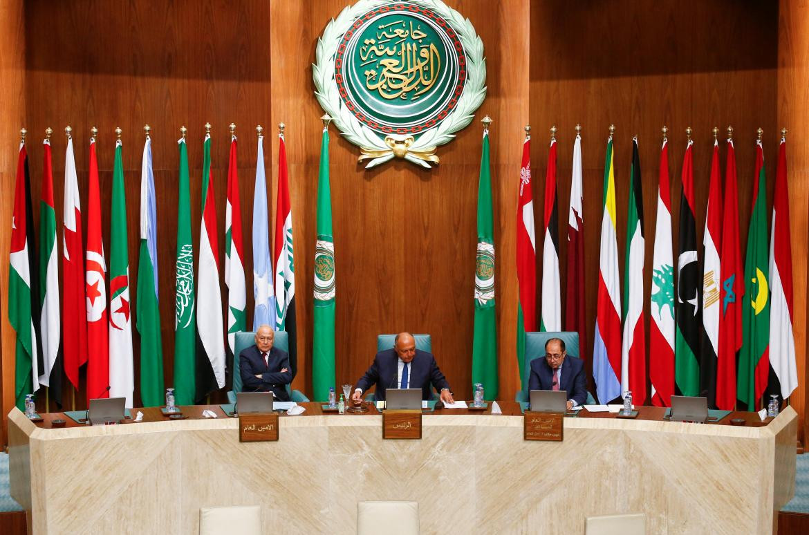 La Liga Árabe reunida en El Cairo. Fuente: Reuters