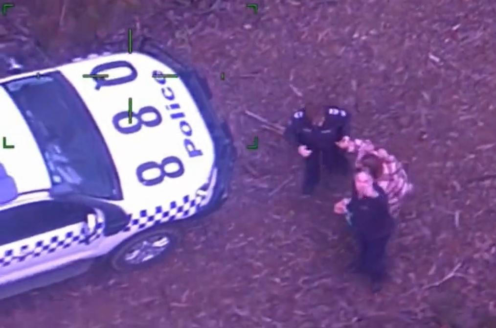 Así fue el rescate de la mujer en Australia. Foto: Captura.