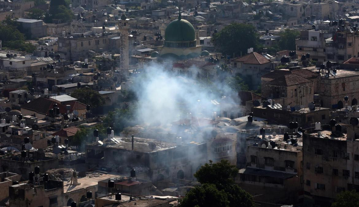 Explosiones en Medio oriente, conflicto entre israelíes y palestinos. Foto: EFE.