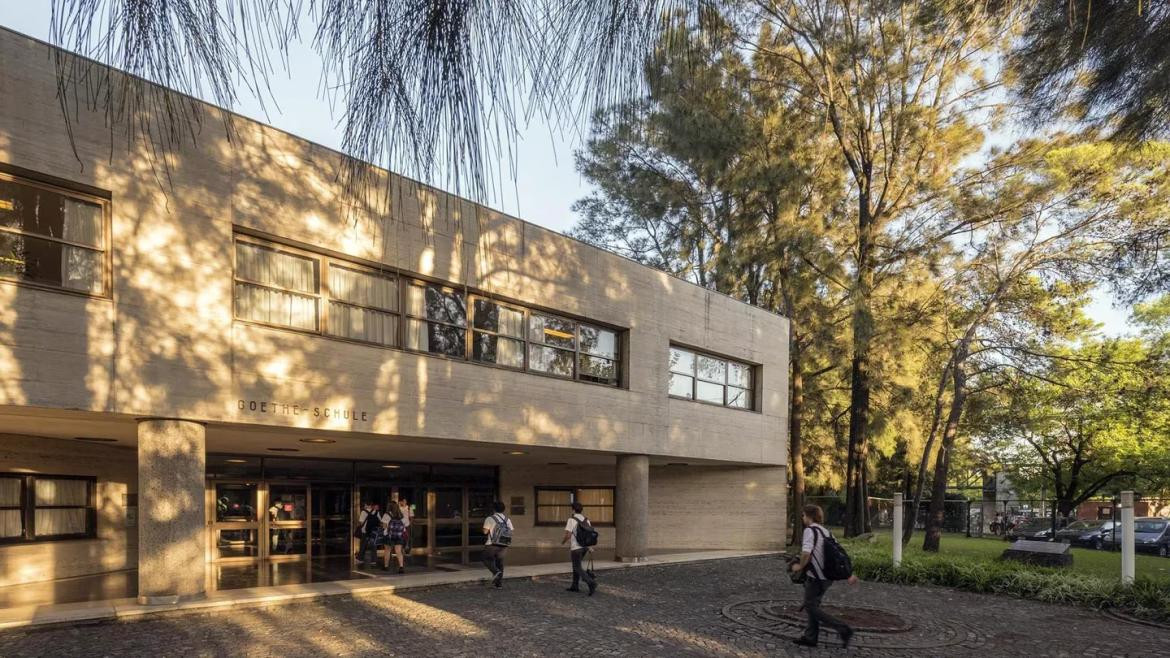 Amenaza de bomba en colegios del AMBA. Foto: Facebook @goetheschuleba