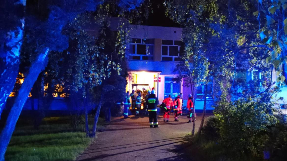 Femicidio en un orfanato de Polonia. Foto: Bomberos de Polonia.