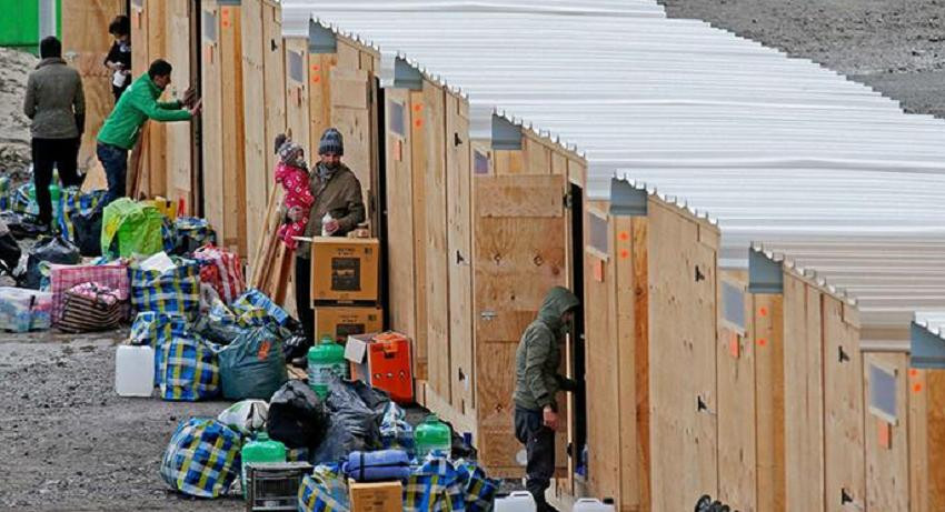 Inmigrantes ilegales en la fronte de Francia. Foto: Reuters