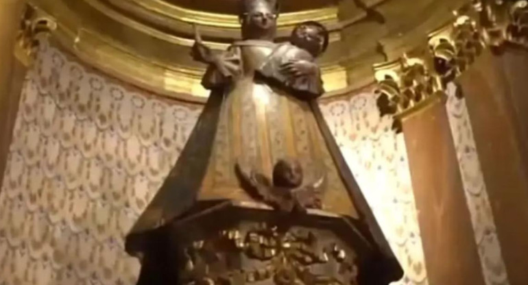 La Virgen Nuestra Señora de Nieva, de la Catedral de Córdoba. Foto: Gentileza La Voz.