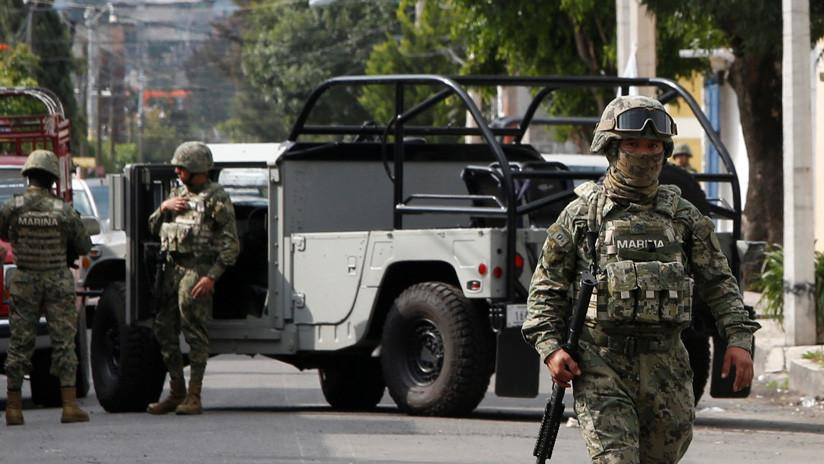 Miembros de la Marina de México; operativo de narcotráfico. Foto: Reuters.