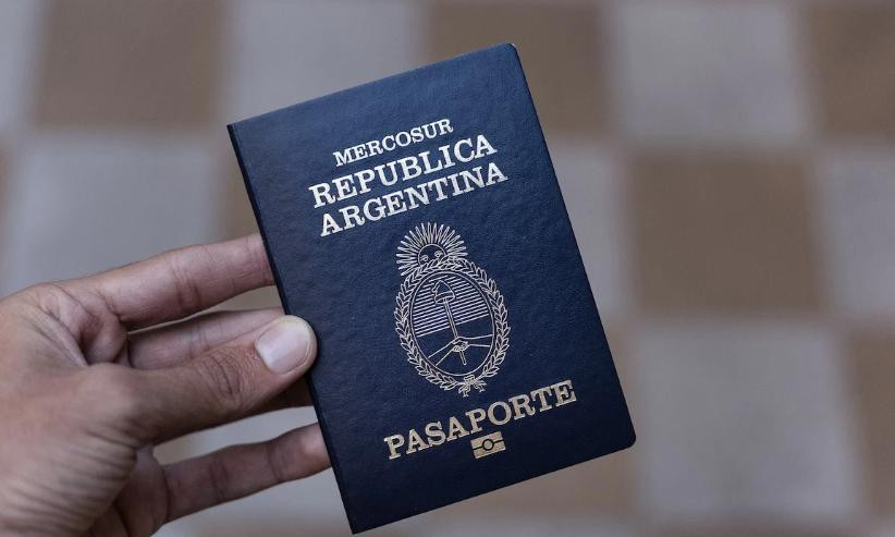 Pasaporte argentino, documento. Foto: NA