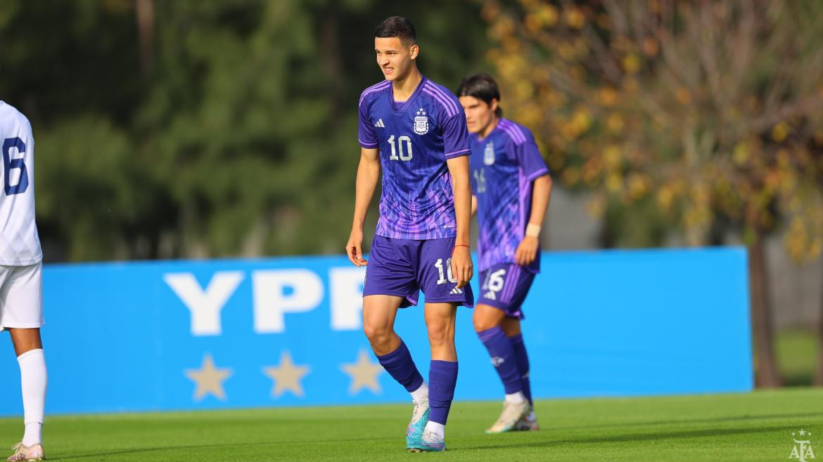 Valentín Carboni, Sub-20. Foto: AFA