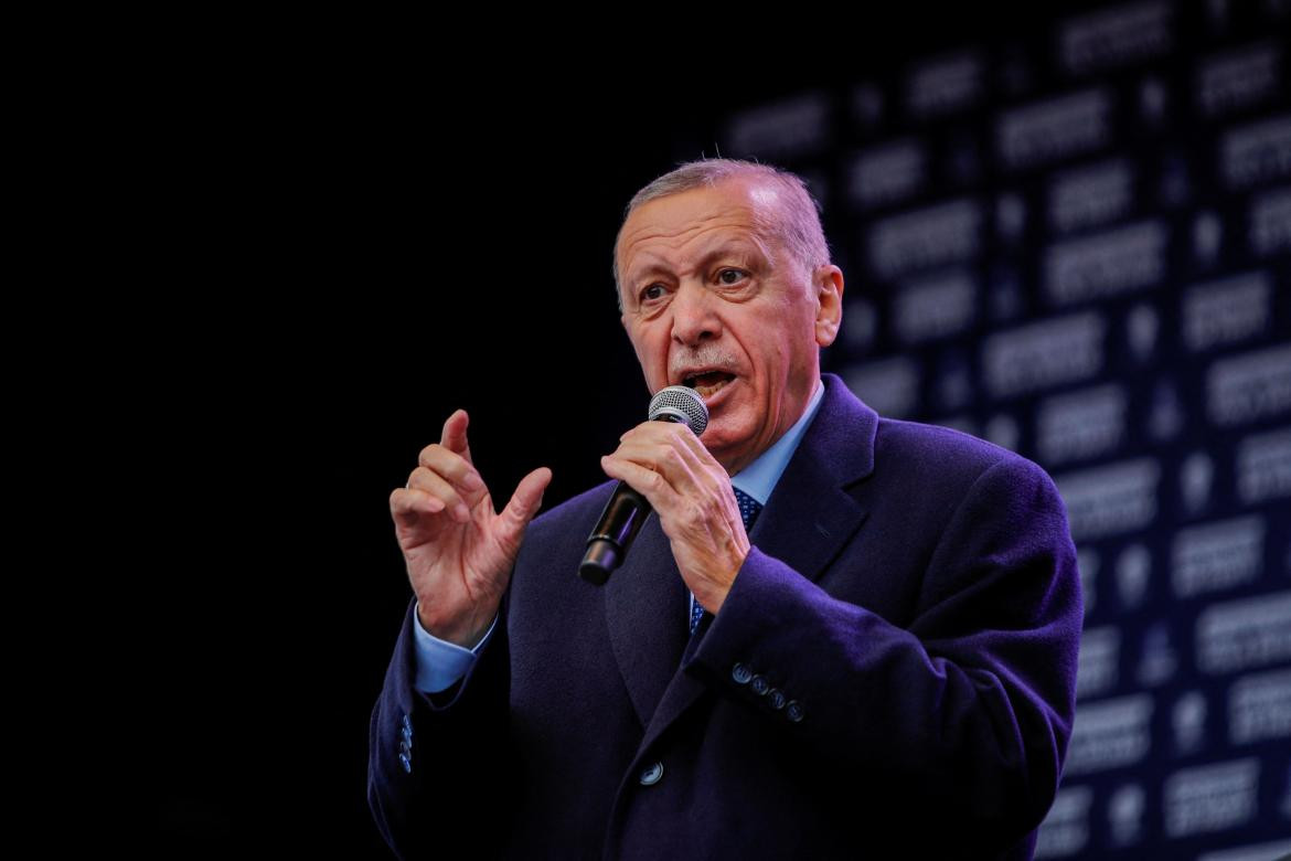 Recep Tayyip Erdogan, presidente de Turquía. Foto: Reuters.