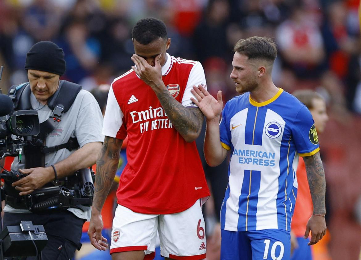 Arsenal vs. Brighton. Foto: Reuters.