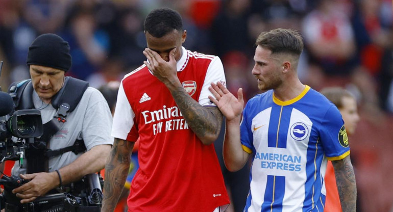 Arsenal vs. Brighton. Foto: Reuters.