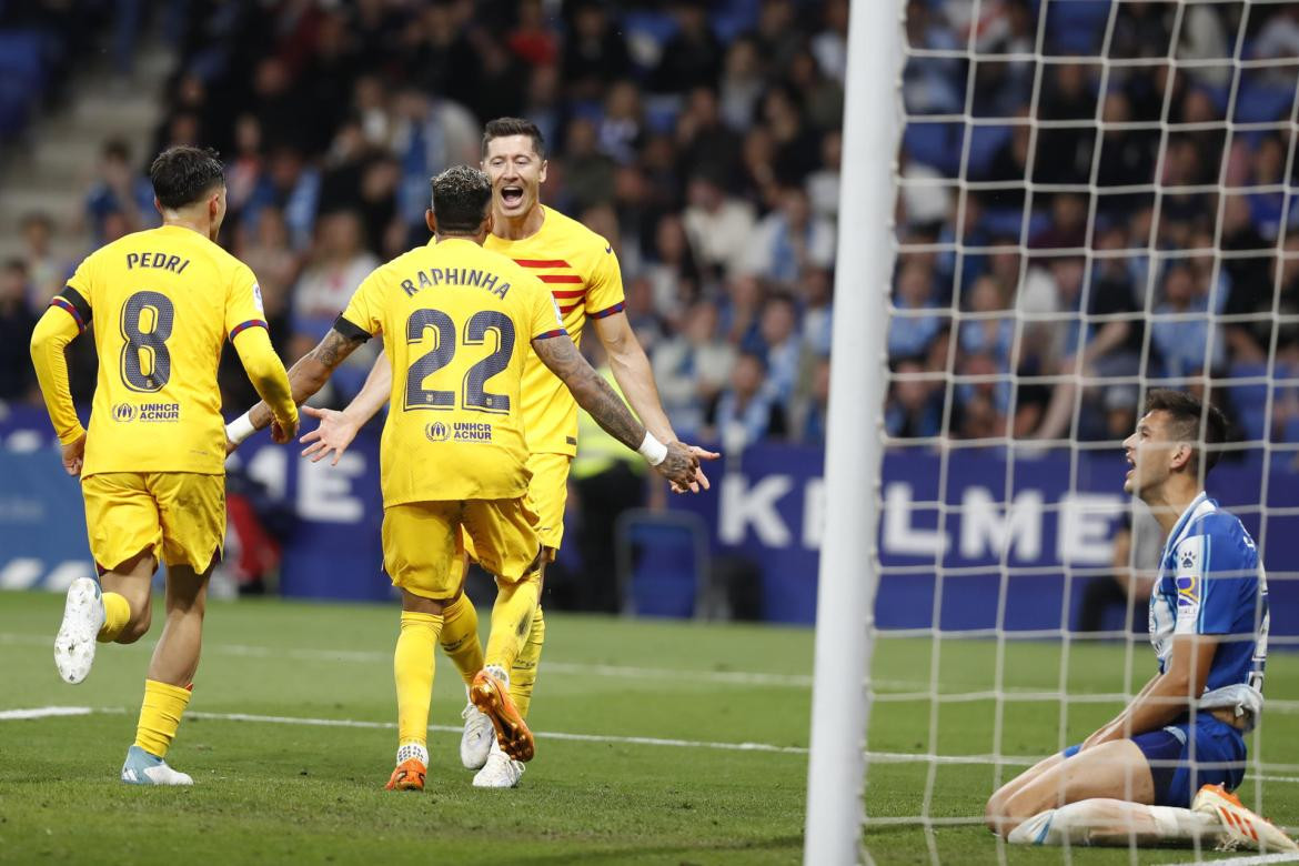 Espanyol vs. Barcelona. Foto: EFE.